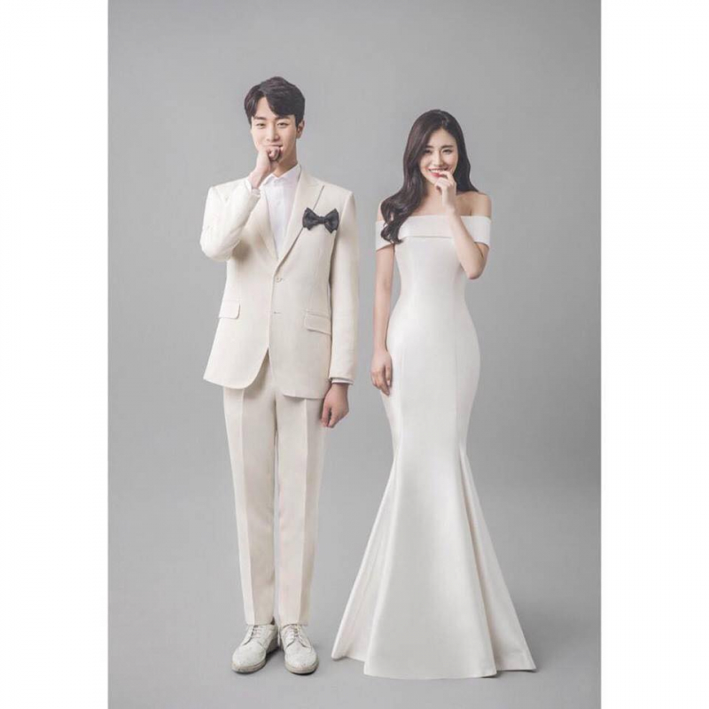 7 Mẫu váy cưới đơn giản thiết kế phong cách Hàn Quốc