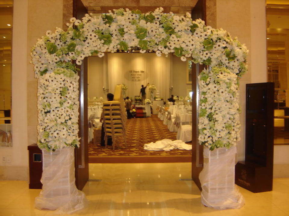 Cổng hoa cưới đẹp 2