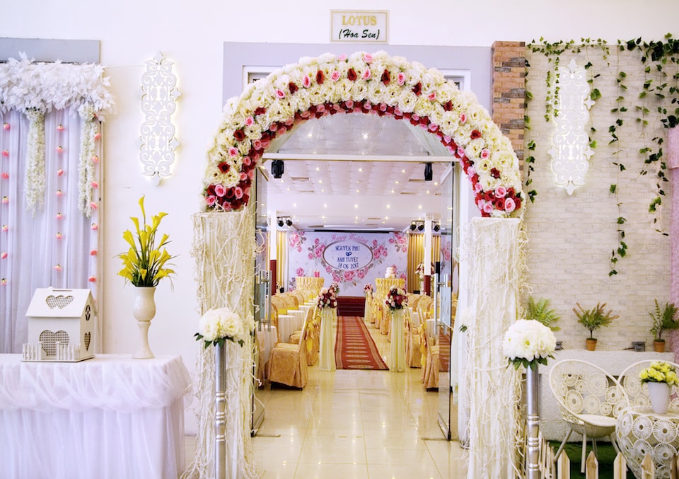 Cổng hoa cưới đẹp 4
